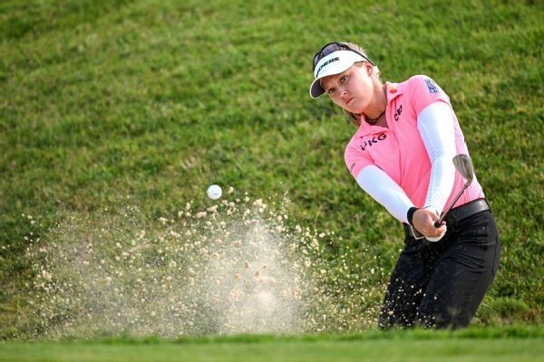 Another 64 gives Henderson 3-shot lead at Evian