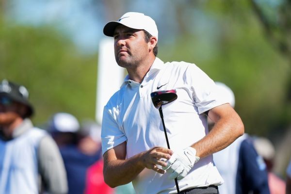 Scheffler has 2-shot lead at Players on record day