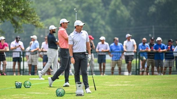 The unique pressure of being golf's top three at the Masters