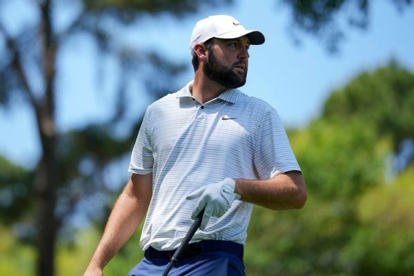Scheffler, 'drained' after Masters, 6 back at RBC